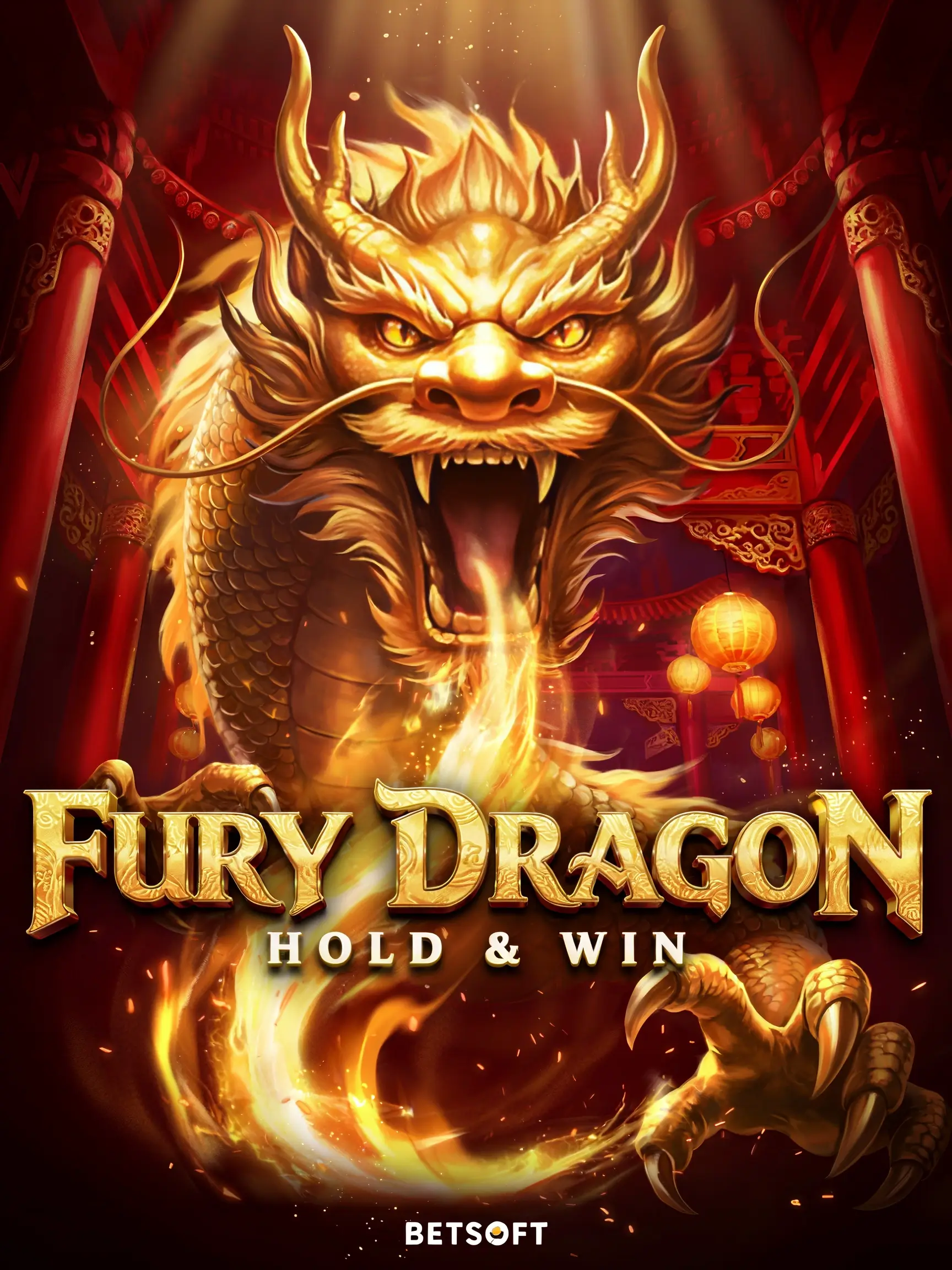 Fury Dragon Hold and Win pokie game cover