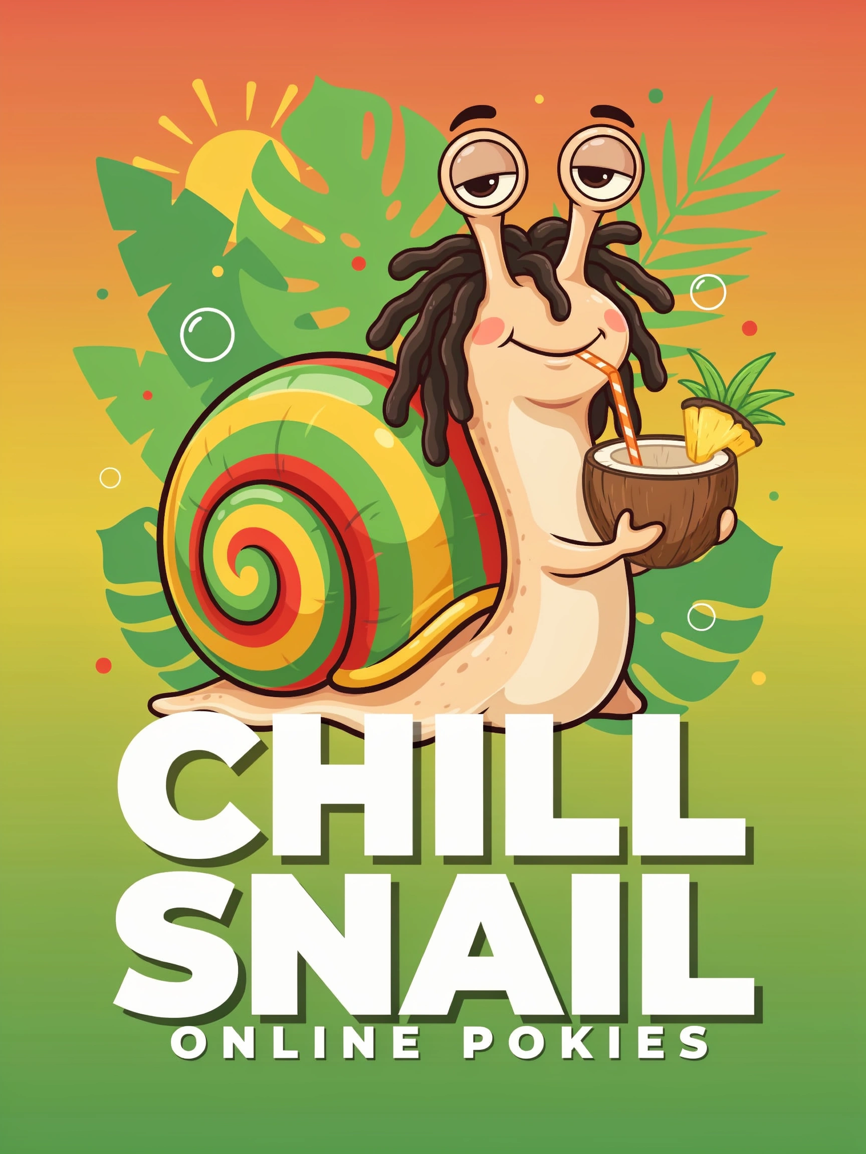 Game art for the Ganja Snail pokie