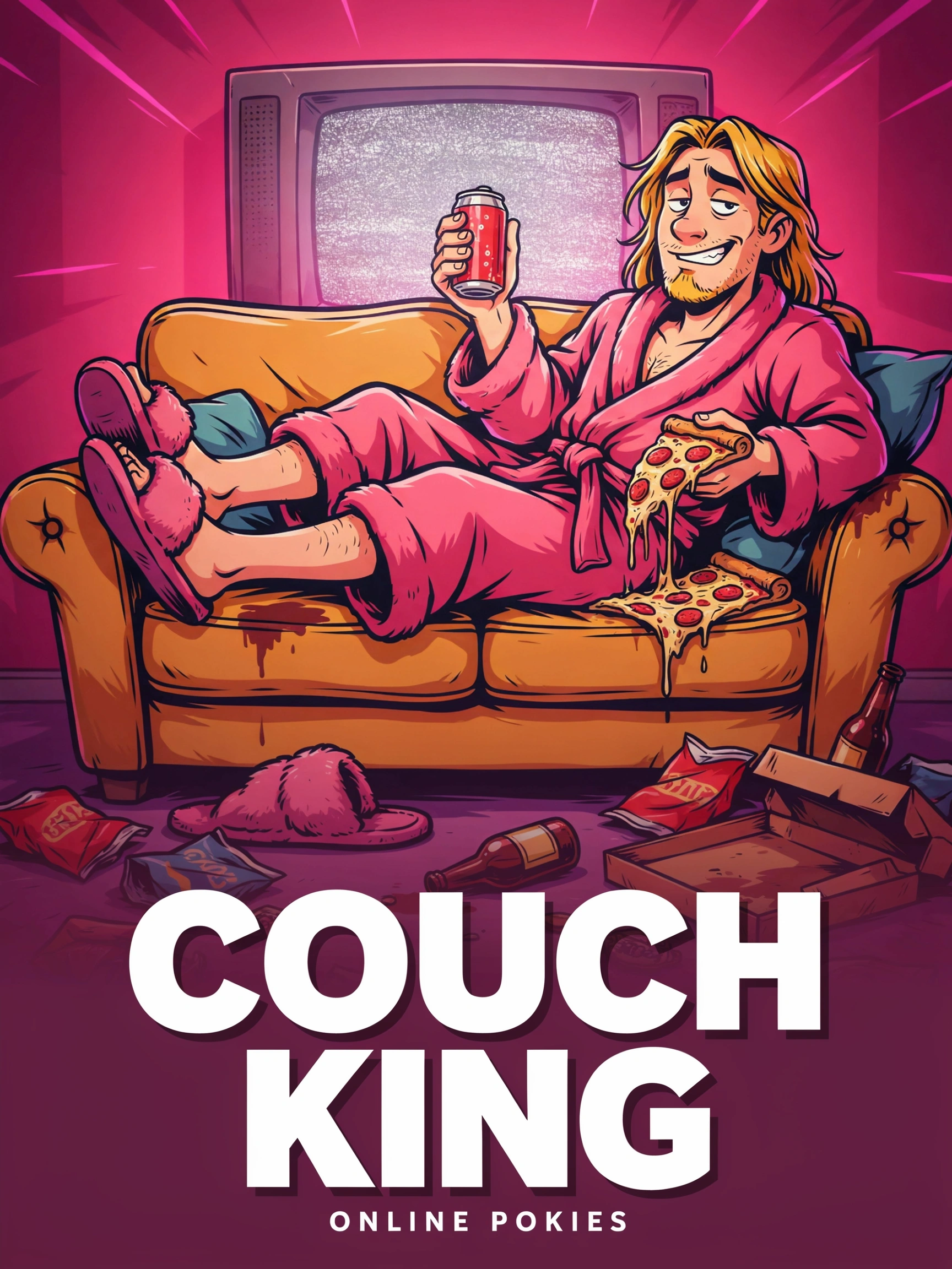 Title art for the Sofa Surfer online pokie