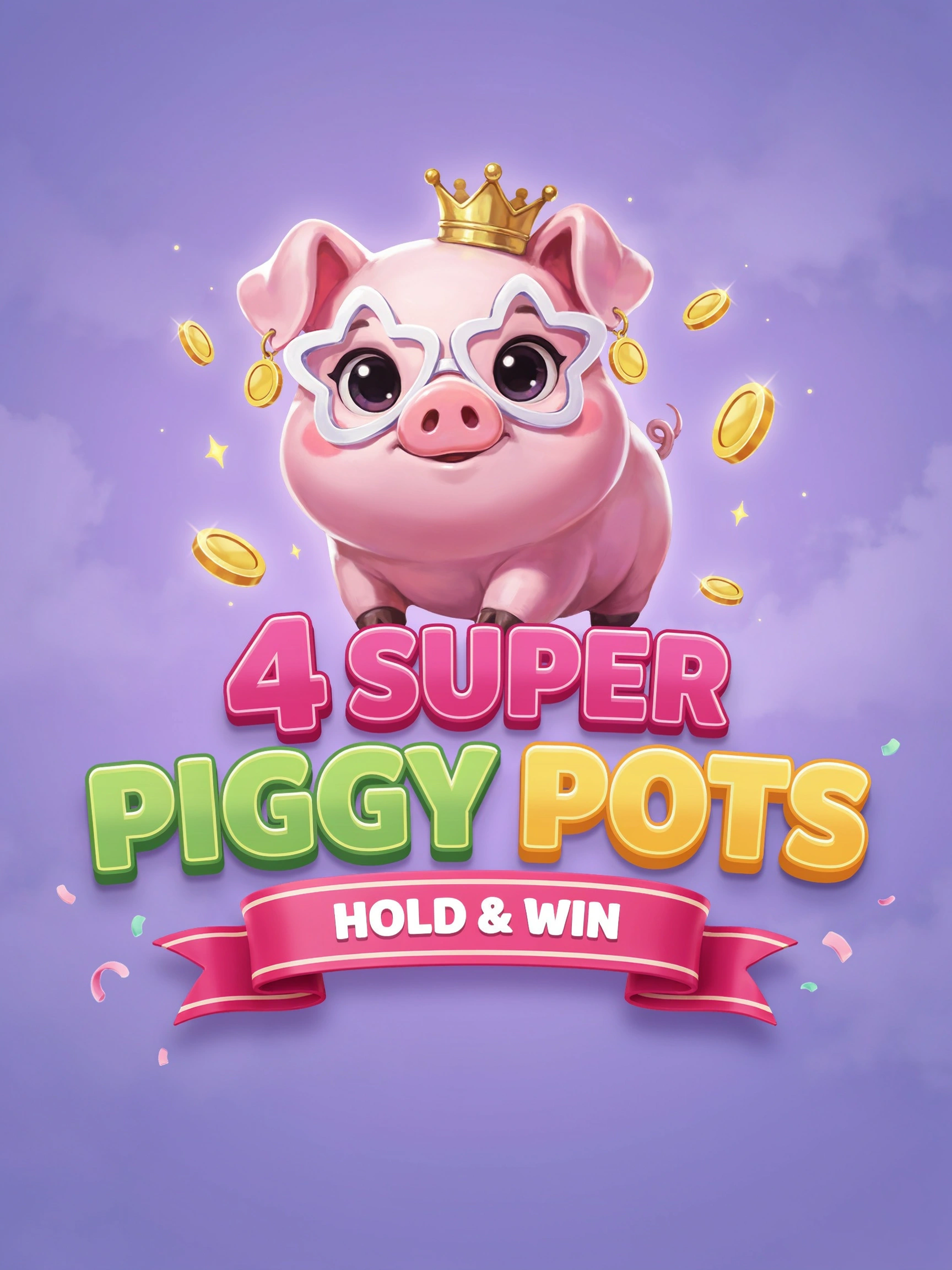 4 Super Piggy Pots Hold and Win pokie screenshot
